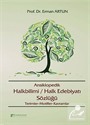 Ansiklopedik Halkbilimi / Halk Edebiyatı Sözlüğü