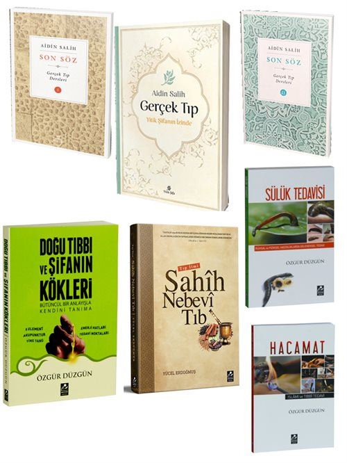 Aidin Salih Gerçek Tıp Son Söz 1-2 Mercan Sağlık Seti 7 Kitap