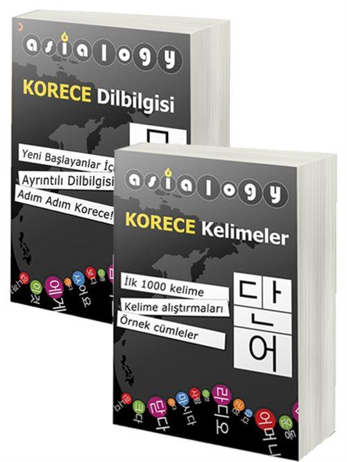 Asialogy Korece Kelimeler ve Dil Bilgisi 2 Kitap Set