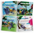 Kaptan Pengu ve Arkadaşları Etkinlik Kitapları (4-5-6-7+ Yaş 4 Kitap Set)