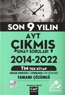 AYT Tek Kitap TM Son 9 Yılın Çıkmış Soruları